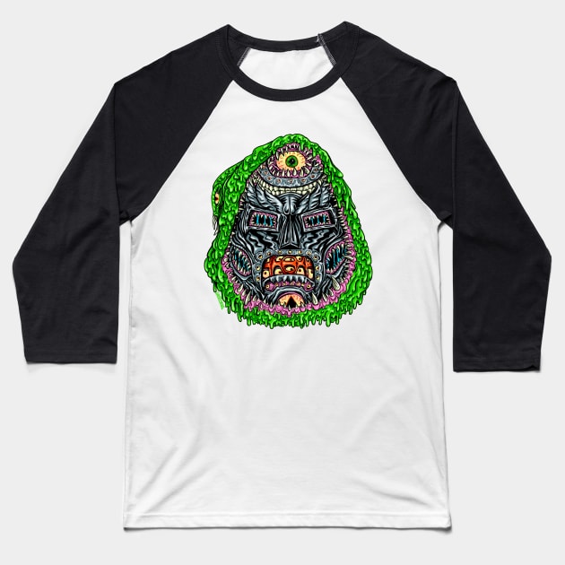 Dr. Monster Baseball T-Shirt by Robisrael